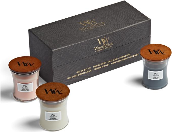 Produktbild WoodWick 3 Mini Jar Giftset Floral
