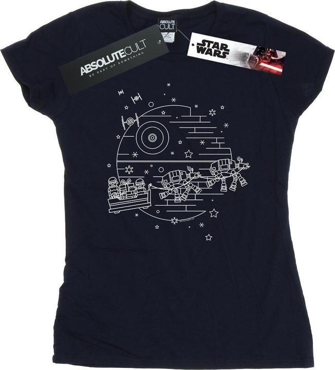 Image du produit Star Wars - T-shirt DEATH STAR SLEIGH - Femme (L)