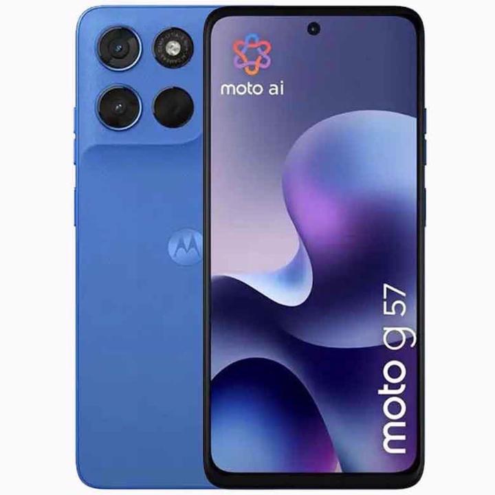 Actual product image Motorola moto g57 (256 GB, PANTONE Regatta, 6.72", Dual SIM, 5G)