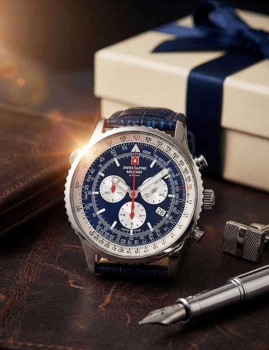 Produktbild Swiss Alpine Military 7078.9535 (Chronograph, 45 mm)