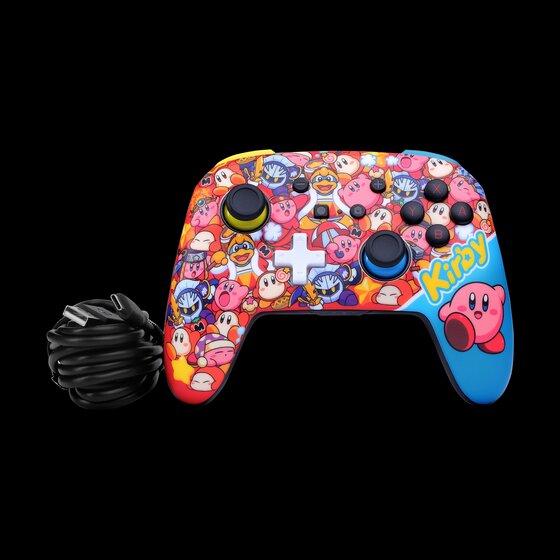 Actual product image PowerA Enhanced Wireless Controller for Nintendo Switch - World of Kirby (Switch, Switch Lite, Switch OLED)