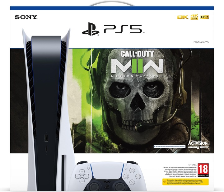 Actual product image Sony Playstation 5 Call of Duty Modern Warfare II Bundle