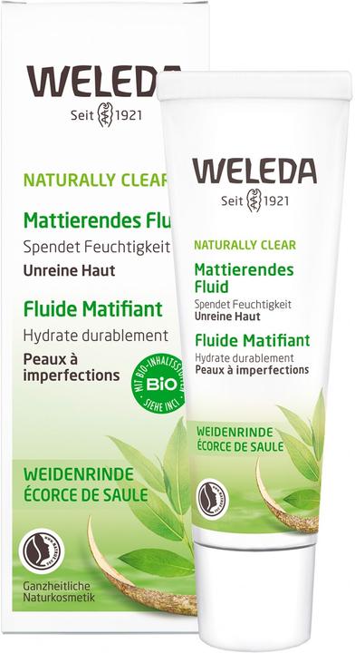 Produktbild Weleda NATURALLY CLEAR Mattierendes Fluid Fluid (30 ml, Gesichtsfluid)