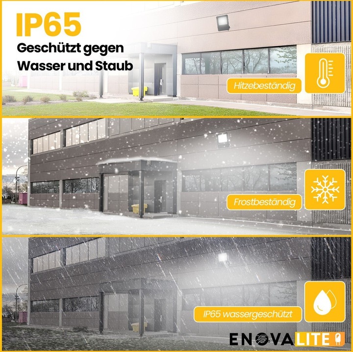 Actual product image Enova ELED 400161 - PRO LED floodlight, 150 W, 19500 lm, 4000 K (19500 lm)