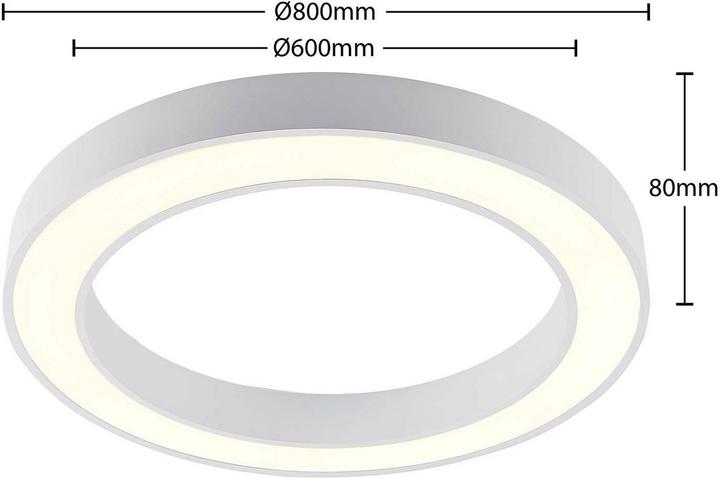 Actual product image Arcchio Sharelyn LED ceiling light, 80 cm (4400 lm)