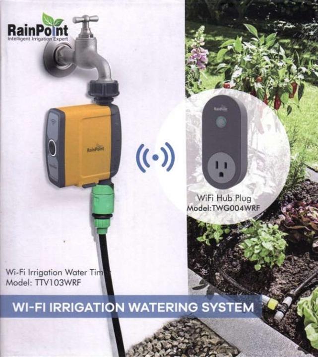 RainPoint Contrôleur d'arrosage WiFi pour l'extérieur