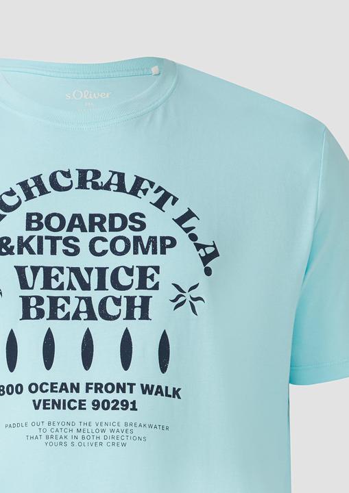 Actual product image S.Oliver T-Shirt Baumwoll-T-Shirt mit Crewneck und Artwork (XXL)