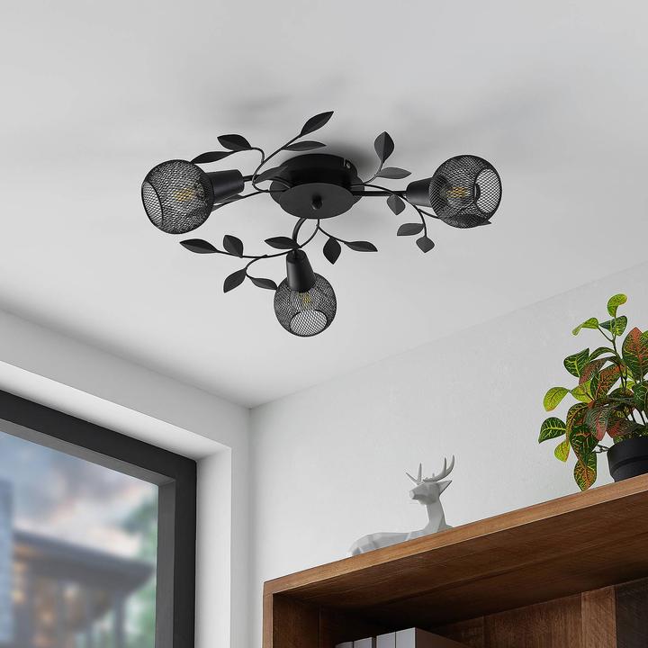 Produktbild Lindby Kanye Florentiner-Deckenlampe, dreiflammig (E14)