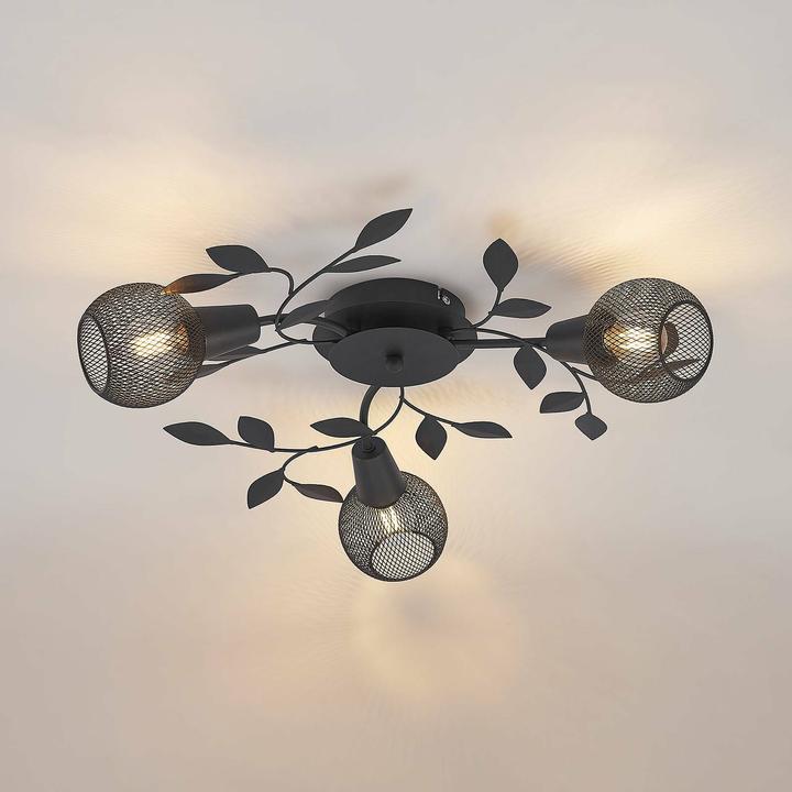 Produktbild Lindby Kanye Florentiner-Deckenlampe, dreiflammig (E14)
