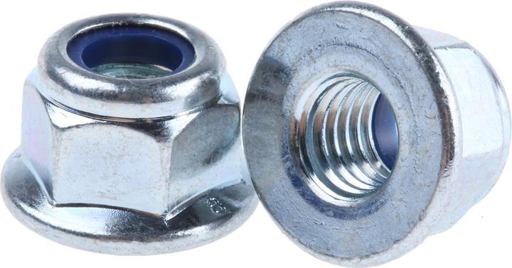 Actual product image RS PRO Flange nuts self-locking M8 (M8)