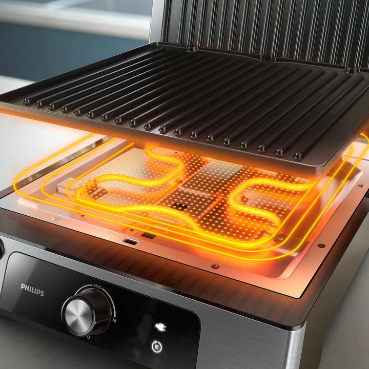 Productafbeelding Philips ELEKTRISCHE GRILL HD6301/90