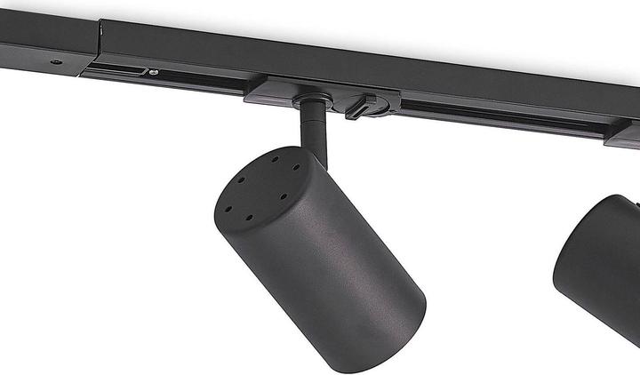 Produktbild Lindby Ties 1-Phasen-Schienensystem 4-fl. schwarz