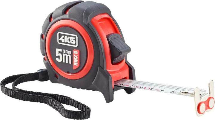 Productafbeelding 4K5 Robuuste rolbandmaat aan beide zijden bedrukt met magnetische eindhaken (5 m)