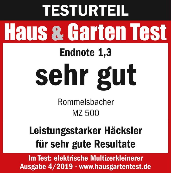 Nutritional values and ingredients Rommelsbacher MZ 500 (1500 ml, 500 W)