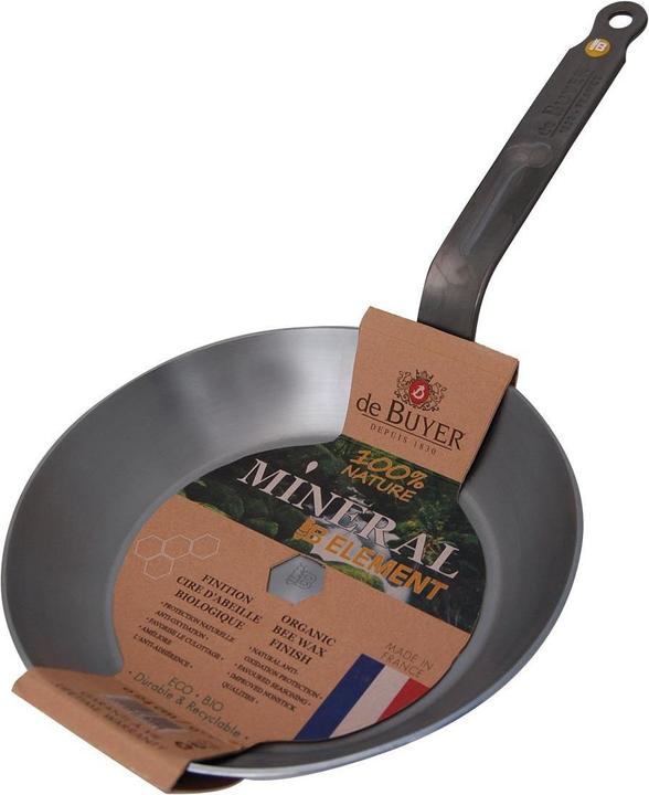 Immagine prodotto de Buyer Elemento minerale B (32 cm, Padella per friggere, Ferro, Acciaio)