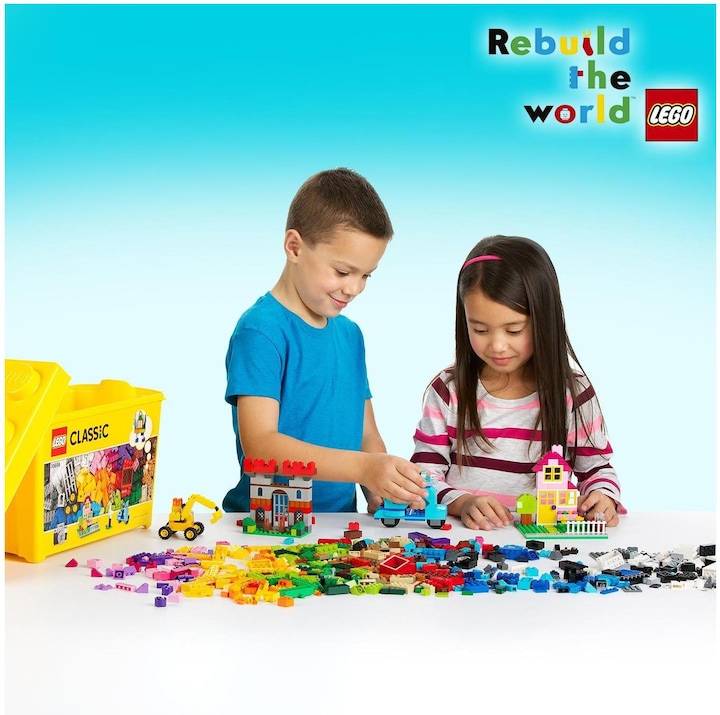 Actual product image LEGO Classic Large Building Blocks Box (10698, LEGO Classic)