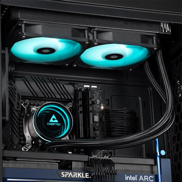 Actual product image Chieftec ICEBERG 240 RGB