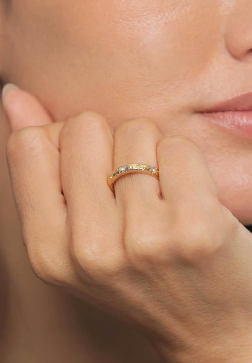 Immagine prodotto Haze & Glory Ring Bandring Stern Tansanite - Starlover 925 Silber (50, 925 Argento)