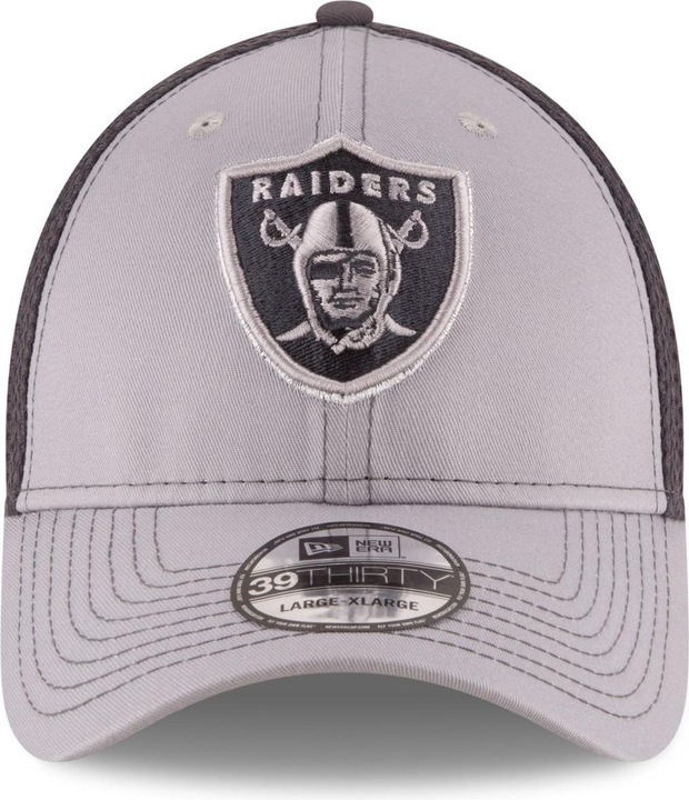 Actual product image New Era 39Thirty Stretch Mesh Cap - Las Vegas Raiders (M/L)