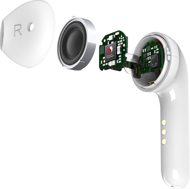 Produktbild Mobvoi TicPods 2 Kopfhörer im Ohr Weiss Bluetooth (ANC, 23 h, Kabellos)