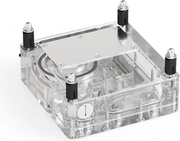 Actual product image Alphacool AGB Core 120mm reservoir with VPP/D5 pump