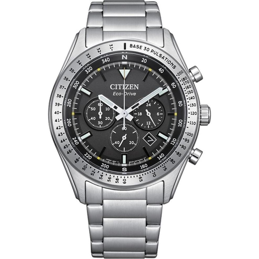 Citizen, Orologio da polso, Cronografo Azione, Argento, (Cronografo, 43 mm)