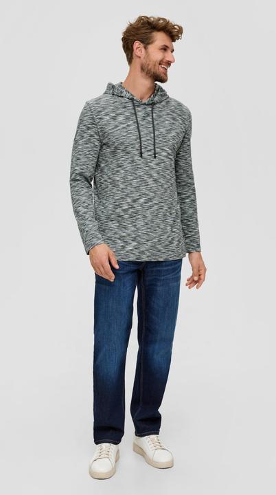 Produktbild s.Oliver T-Shirt Longsleeve mit Kapuze (L, S)