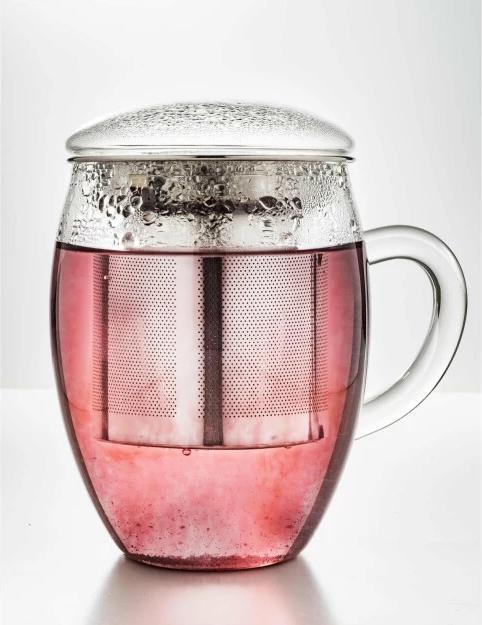 Image du produit Creano Tasse à thé tout-en-un 400 ml, 1 pièce, Transparent (400 ml, 1 x)