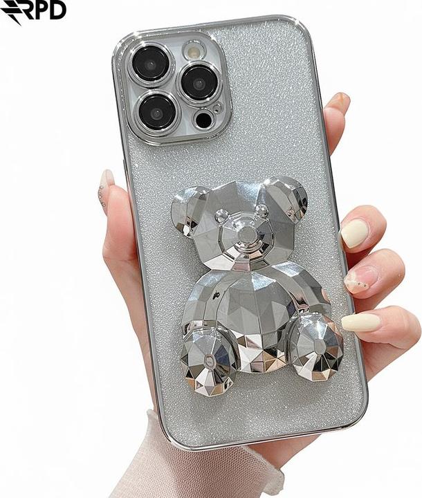 Actual product image RPD iPhone 14 - Star Diamond Bear Case, silber (Apple iPhone 14)