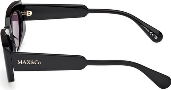 Immagine prodotto Latetobed Max & Co Mo0114 01A Shiny Black Sunglasses 55/16/140 for Women