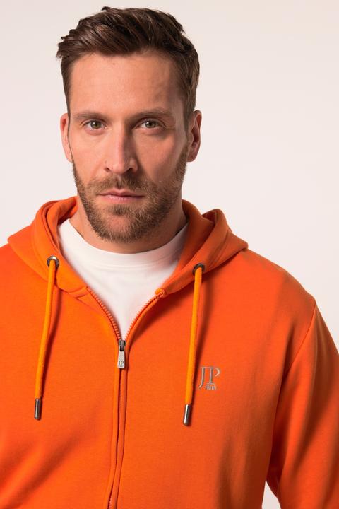 Actual product image JP1880 hoodie jacket, sweat, hood, kangaroo pocket, up to 8 XL (XXL)