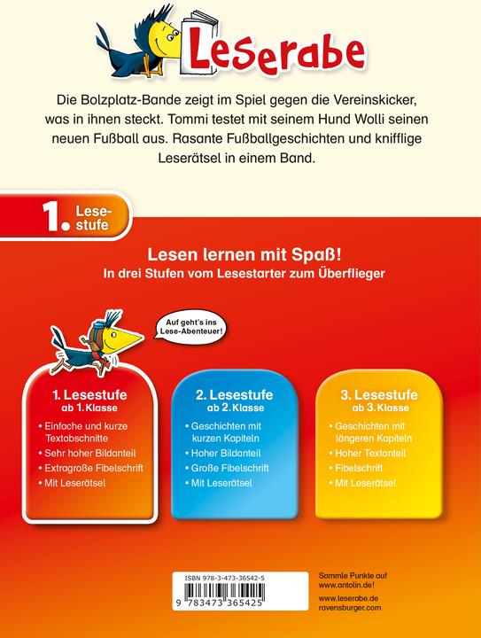 Actual product image Ravensburger Fussballabenteuer zum Lesenlernen (German, Erhard Dietl, Claudia Ondracek, 2018)
