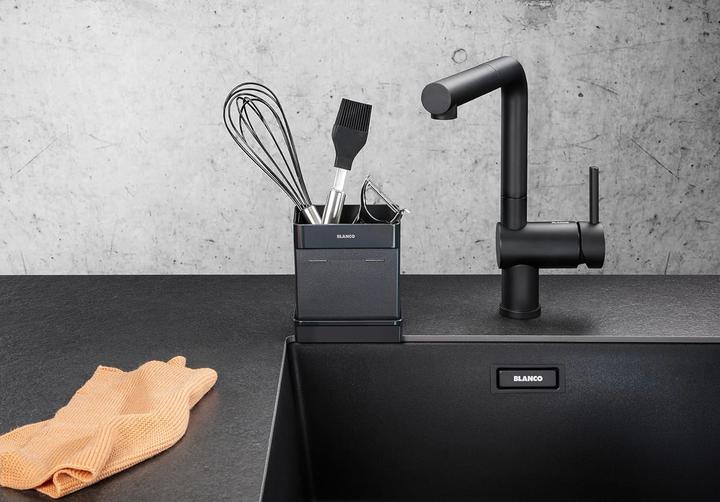 Actual product image Blanco Worktop Organiser Container | Container set for storing utensils at the sink |
