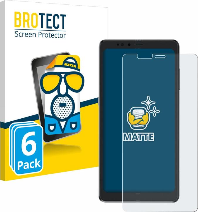 Actual product image BROTECT Anti-glare screen protector matt (6 Piece, HTC A9)