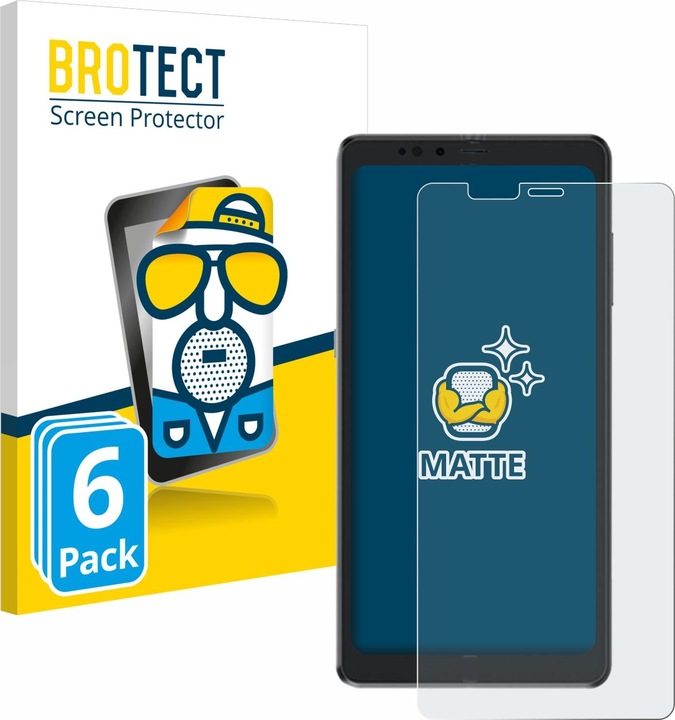 Actual product image BROTECT Anti-glare screen protector matt (6 Piece, HTC A9)