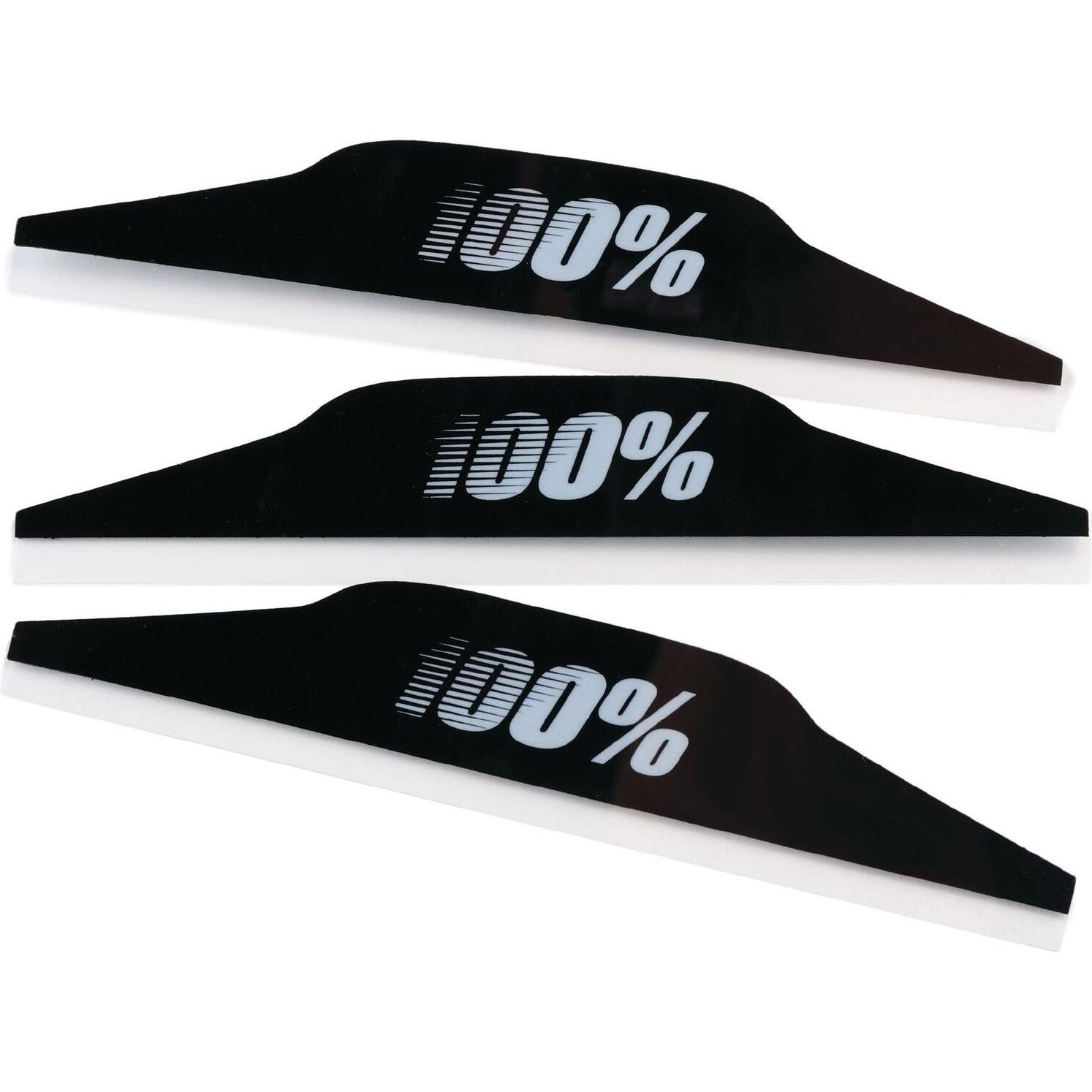 100%, Motorradhelm Zubehör, MudFlap für SVS 3er Pack