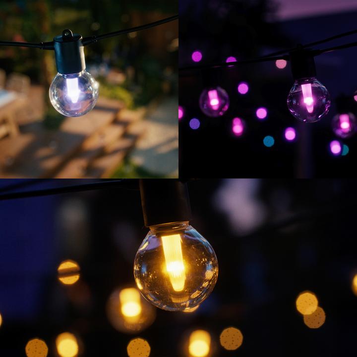 Productafbeelding Philips Hue LED-Lichterkette Festavia Globe Outdoor Erweiterung 14 (14 m)