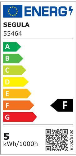 Energy Label Segula LED Floating Red Wine black clear E27 dimmable. (E27, 500 lm, 1x)