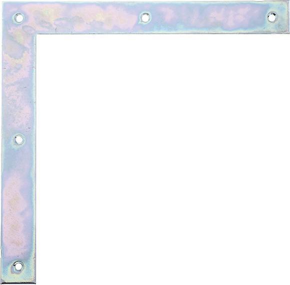 Produktbild GAH Tor-Winkel Breite 30 mm Länge 250 x 250 mm Stahl galvanisch gelb verzinkt (10 Stk.)