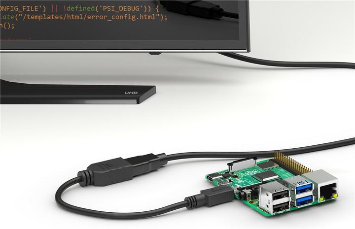 Actual product image Goobay Micro HDMI D – HDMI Buchse (0.15 m)