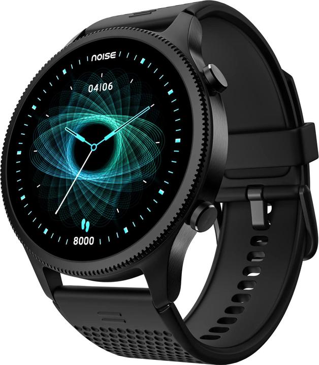 Actual product image Noise NoiseFit Halo Smartwatch Statement Black (42 mm)