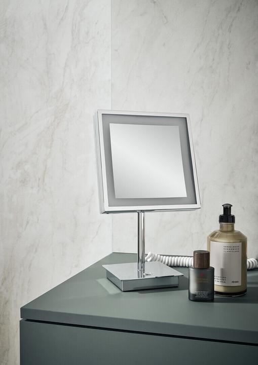 Actual product image Emco LED Cosmetic Mirror 3-fold chrome
