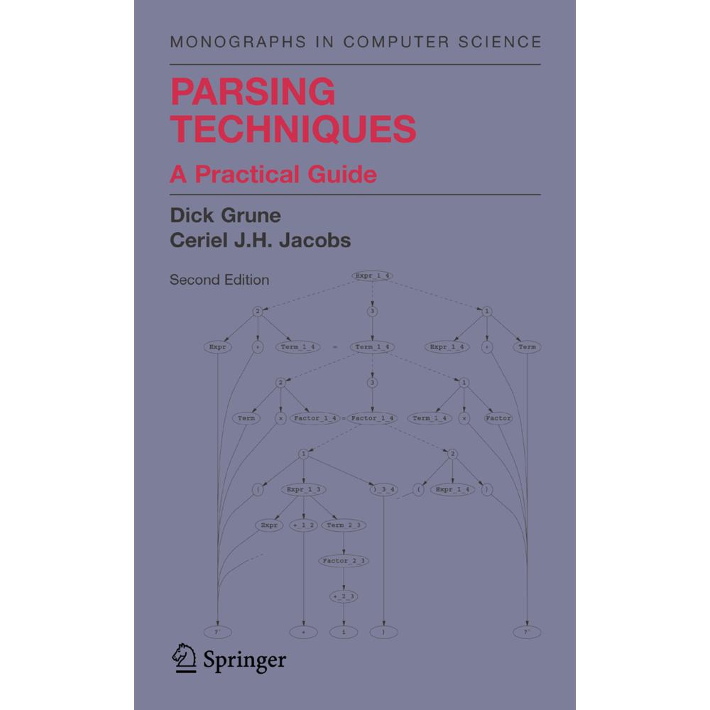 Thumbnail - Parsing Techniques, Fachbücher von Dick Grune, Ceriel J.H. Jacobs