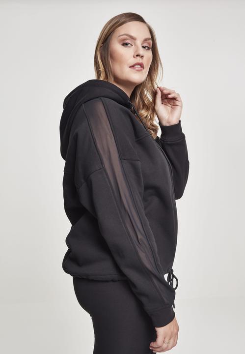 Produktbild Urban Classics Ladies Oversized Tech Mesh Inset Hoody (XL)