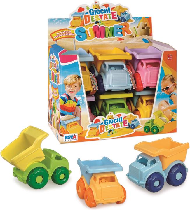 Rs Toys Camioncini Spiaggia 4 Colori Ass. Display 6 Pz