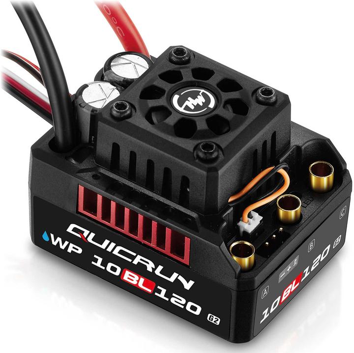 Produktbild Hobbywing QuicRun WP10BL120 G2 Brushless Regler 120A 2-4s