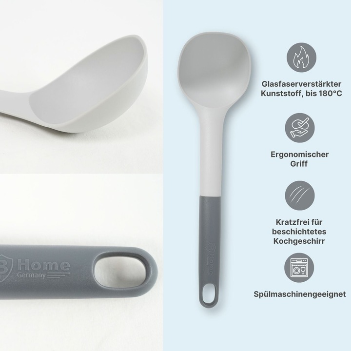 Actual product image B-Home Suppenkelle Schöpfkelle Schöpflöffel Saucenkelle Suppenschöpfer