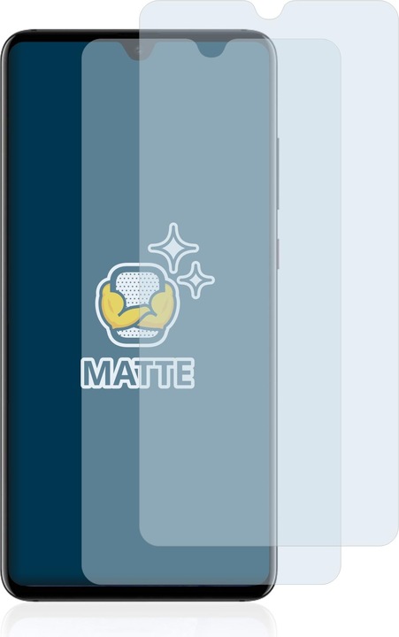 Actual product image BROTECT Anti-glare screen protector matt (2 Piece, Mate 20)