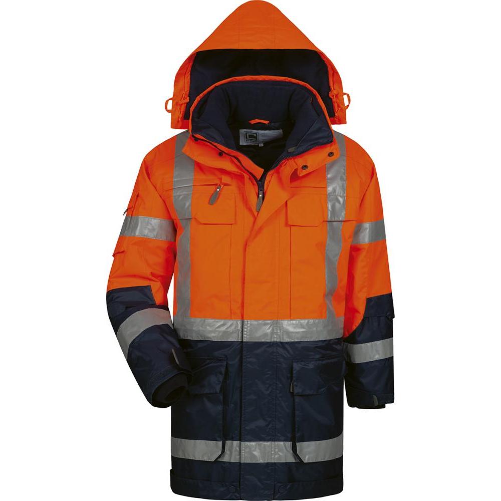 Elysee, Arbeitsjacke, Herren Warnjacke WALLACE orange, marine Grösse 3XL (3XL)