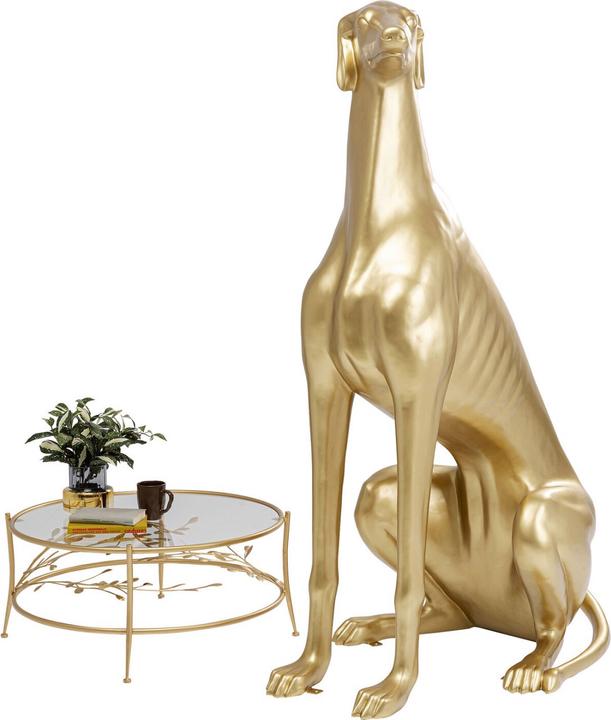 Actual product image Kare Design Sculpture Greyhound Oskar Gold 180cm